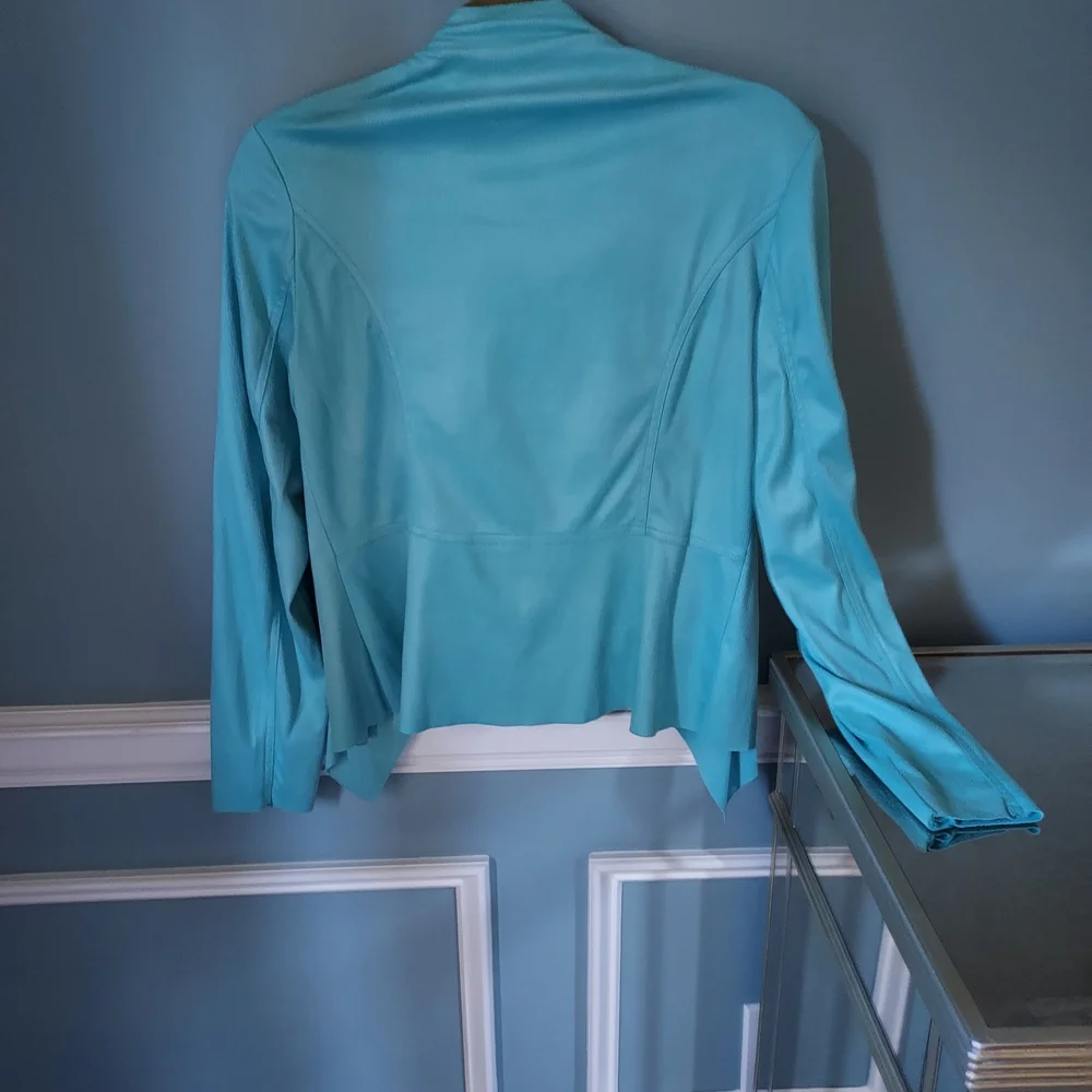 Insight Turquoise Women's Blazer - Picture 2 of 2